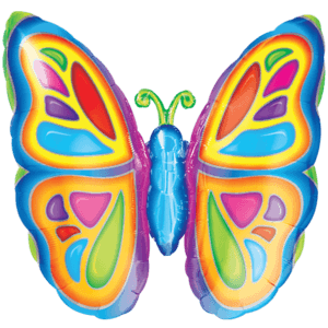 Bright Majestic Butterfly Balloon Small Image