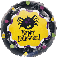 Happy Halloween Spider Balloon
