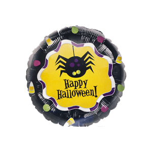 Happy Halloween Spider Balloon Small Image