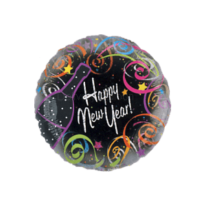Super Happy New Year Balloon Small Image
