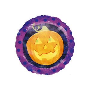 Cheerful Pumpkin Balloon Small Image