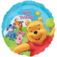 Winnie the Pooh Happy Birthday Balloon