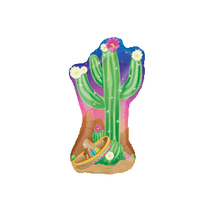 Fiesta Cactus Shape Balloon Small Image