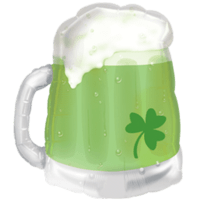 St. Patty's Green Beer Balloon