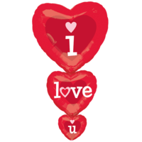 Love Hearts Stack Balloon