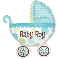 Baby Boy Pram Balloon