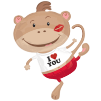 Fun Loving Monkey Balloon