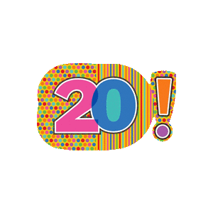 Supershape 20 Spots and Stripes Balloon Small Image