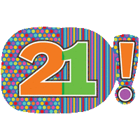 Supershape 21 Spots and Stripes Balloon