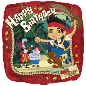 Jake & the Neverland Pirates Happy Birthday  Balloon Small Image