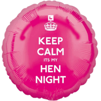 My Hen Night Keep Calm Balloon