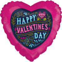 Vintage Valentine Holographic Balloon