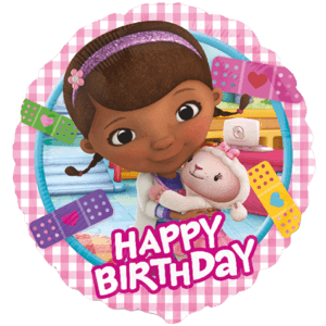 Happy Birthday Doc McStuffins Balloon Small Image