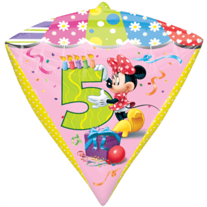 Age 5 Minnie Mouse Balloon Small Image