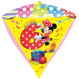 Age 6 Minnie Mouse Balloon Small Image