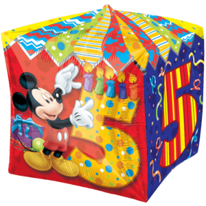 Age 5 Mickey Mouse Birthday Balloon Small Image
