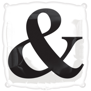 "&" Print Balloon Small Image