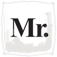 "Mr" Print Balloon