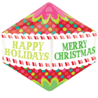 Christmas Colourful Dots Anglez Balloon
