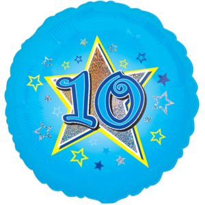 Blue Stars 10  Balloon Small Image