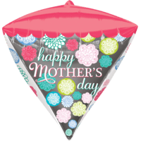 15" Mother's Day Diamondz Floral Balloon