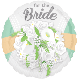 Floral For The Bride Balloon Small Image