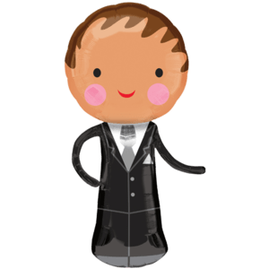 Mega Groom Balloon Small Image