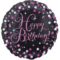 Pink Glitz and Glam Balloon