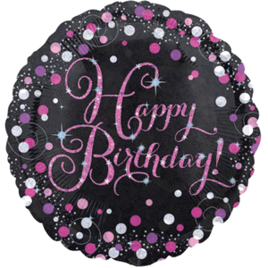 Pink Glitz and Glam Balloon Small Image