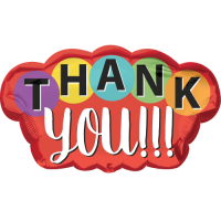 Thank You Dots Balloon
