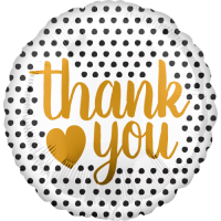 Thank You Modern Dots  Balloon