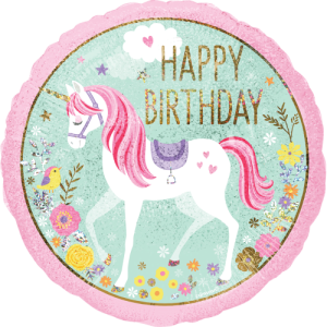 Magical Unicorn Balloon Small Image