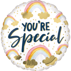 You're Special Painted Rainbow Balloon Small Image