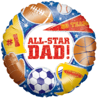 All Star Dad Balloon Balloon