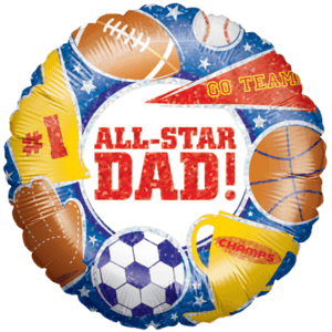All Star Dad Balloon Balloon Small Image