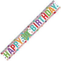 30th Birthday Banner In The Box Additional Gift