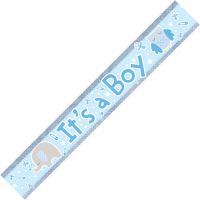 Baby Boy Banner In The Box Additional Gift