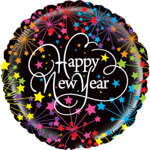 New Year Fireworks Balloon Small Image