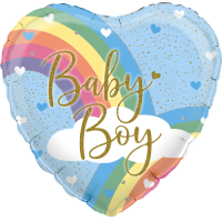 Rainbow Boy Holographic Balloon