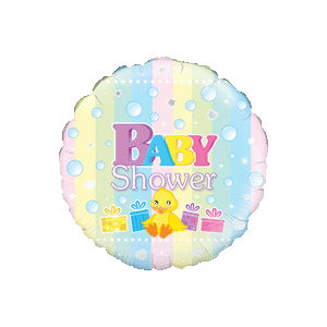 Baby Shower Chick Pastel Colours Balloon Small Image