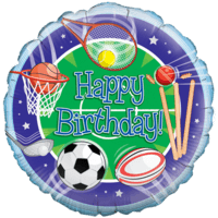 Happy Birthday Sports Balloon