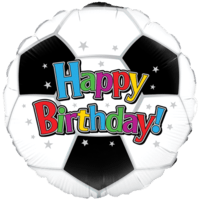 Happy Birthday Football Balloon