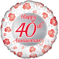 Ruby Rose Anniversary Balloon
