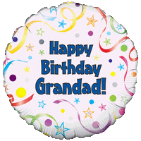 Star-Studded Grandad Balloon