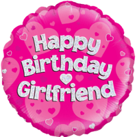 18" Love’s Whisper Girlfriend’s Birthday Balloon