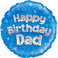 18" Galactic Celebration Dad's Birthday Balloon