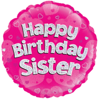 18" Heartful Greetings Sister’s Balloon