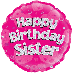 18" Heartful Greetings Sister’s Balloon Small Image