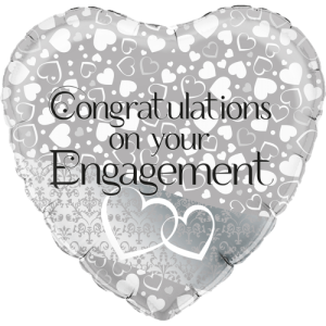 Entwined Hearts Engagement Balloon Small Image