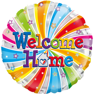Welcome Home Swirl Balloon Small Image